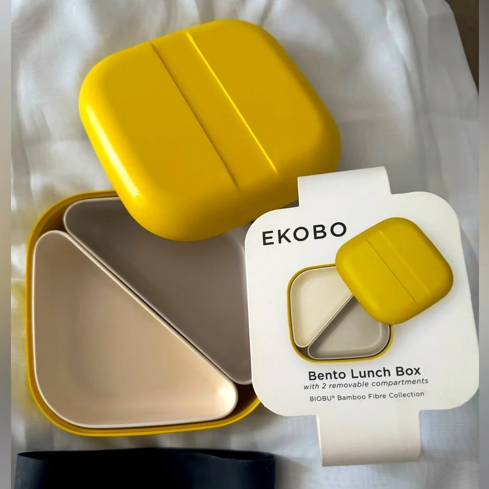 Ekobo Bento lunch Box - NWT - Say no to plastic & hello eco-friendly containers
